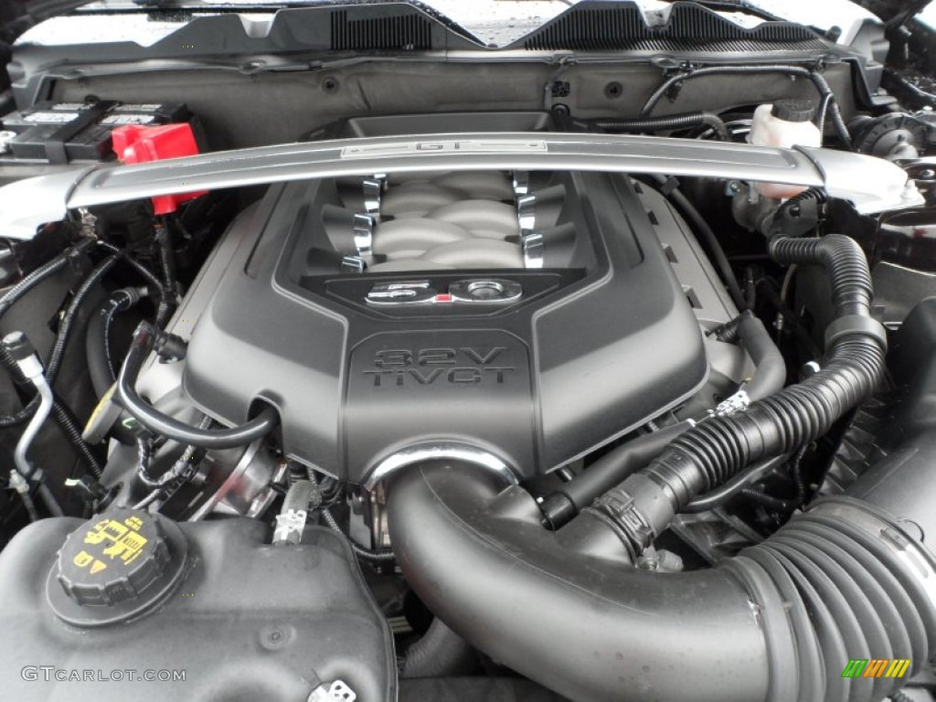 2012 Ford Mustang GT Premium Coupe 5.0 Liter DOHC 32-Valve Ti-VCT V8 Engine Photo #67805307