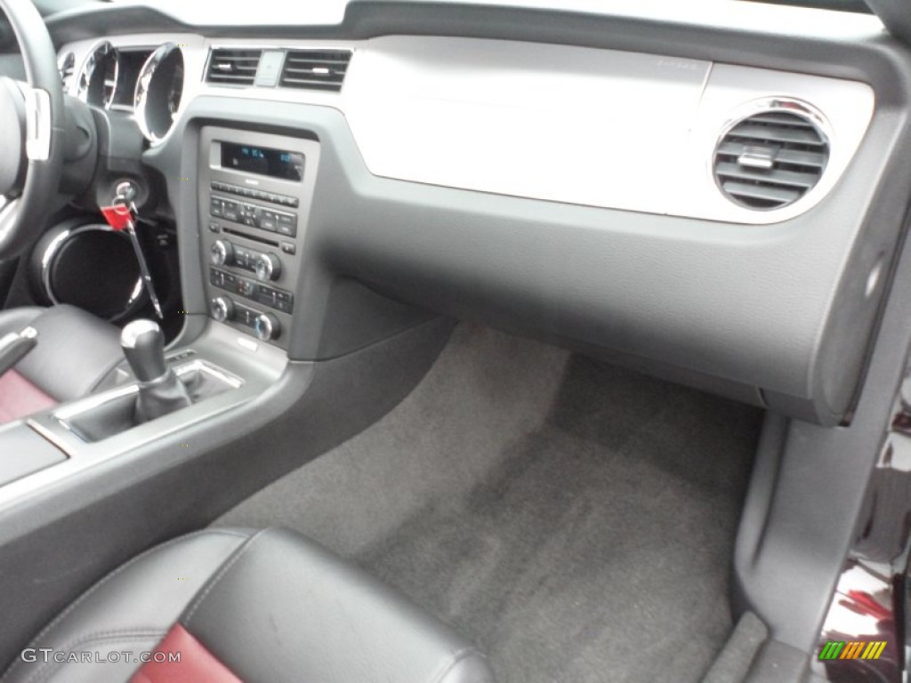 2012 Mustang GT Premium Coupe - Lava Red Metallic / Lava Red/Charcoal Black photo #17