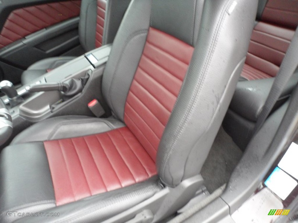 2012 Mustang GT Premium Coupe - Lava Red Metallic / Lava Red/Charcoal Black photo #22