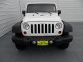 2011 Bright White Jeep Wrangler Unlimited Rubicon 4x4  photo #7