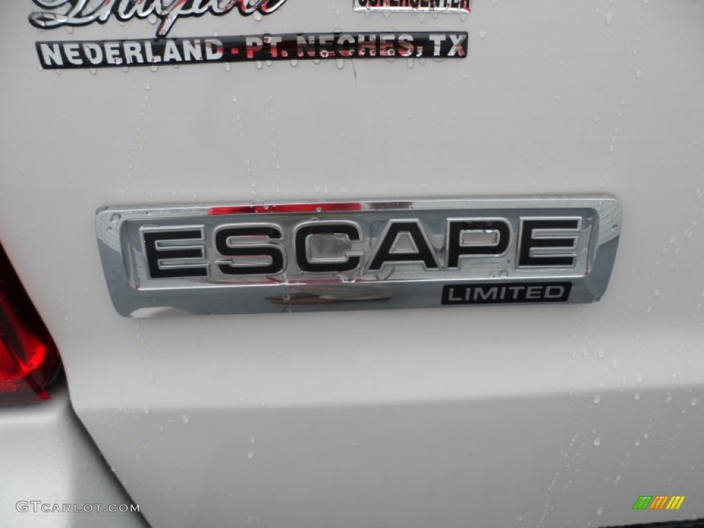 2009 Escape Limited V6 - White Suede / Camel photo #17