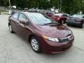 Crimson Pearl - Civic LX Sedan Photo No. 6