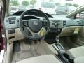 Crimson Pearl - Civic LX Sedan Photo No. 12