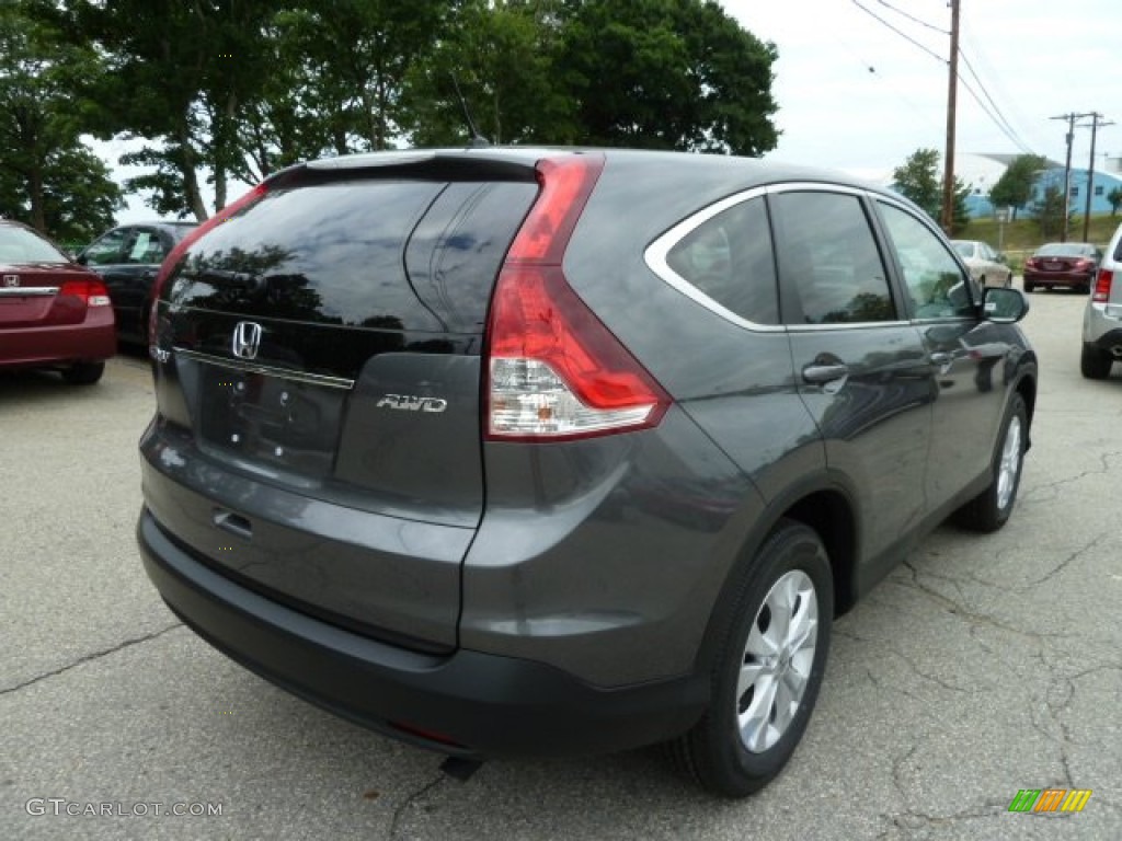 2012 CR-V EX 4WD - Polished Metal Metallic / Gray photo #4