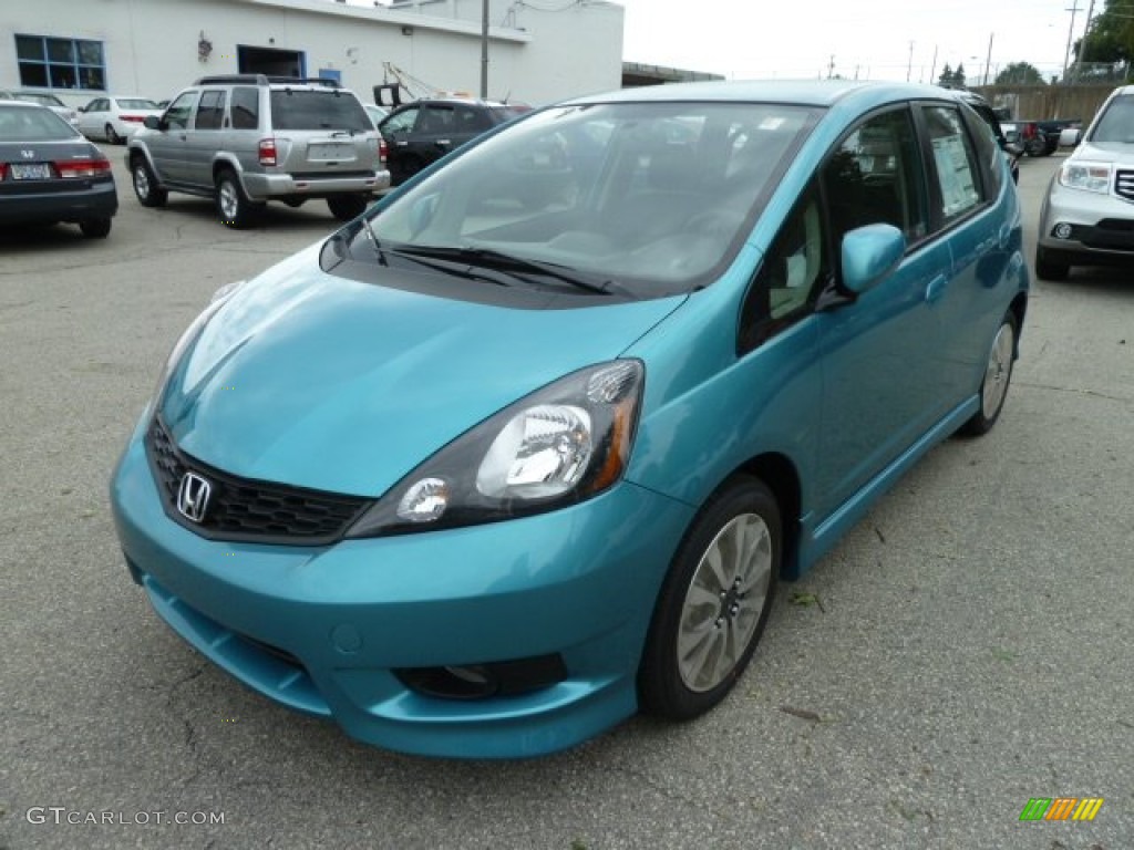 Blue Raspberry Metallic 2012 Honda Fit Sport Exterior Photo #67808466