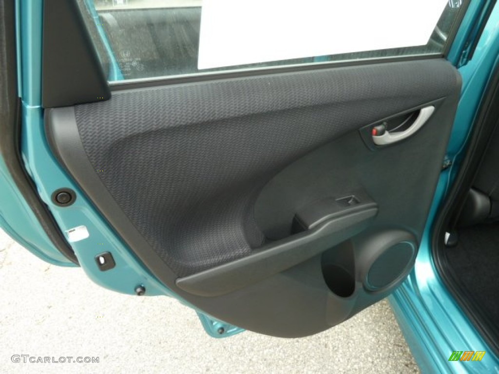 2012 Honda Fit Sport Black Door Panel Photo #67808508
