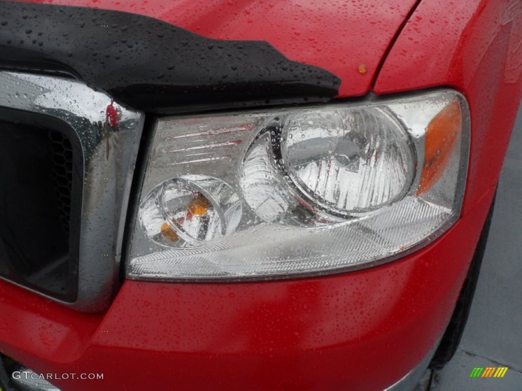 2004 F150 XLT SuperCrew - Bright Red / Medium/Dark Flint photo #8