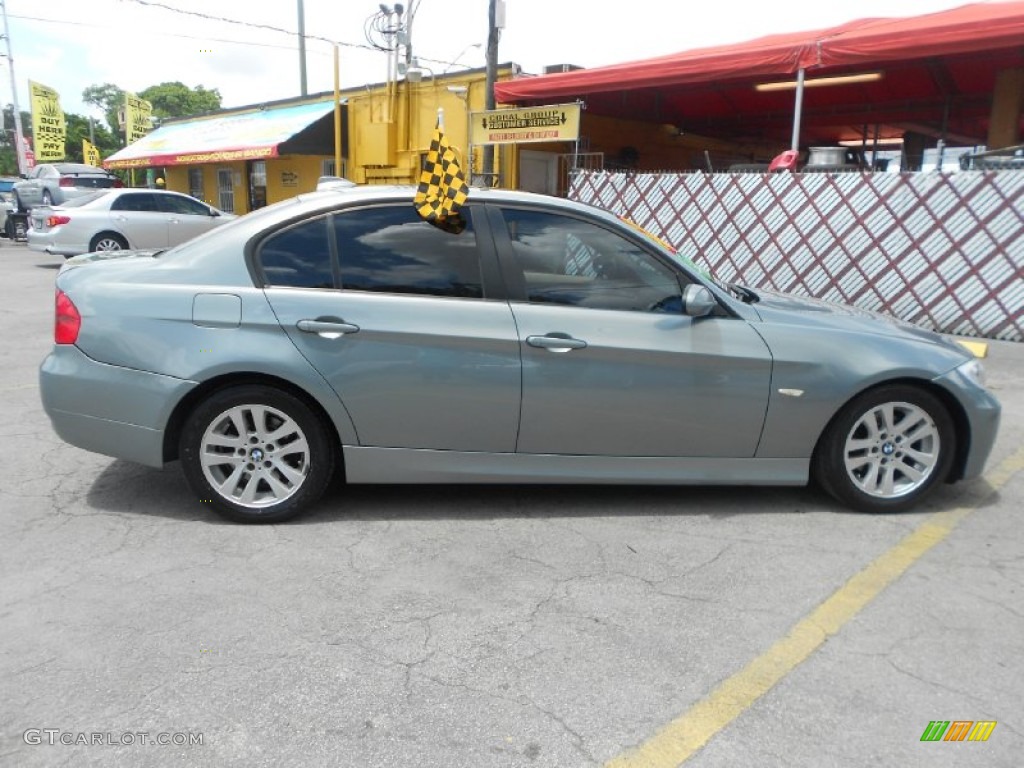 2006 3 Series 325i Sedan - Silver Grey Metallic / Beige photo #5