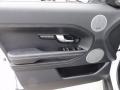 Dynamic Ebony/Cirrus 2012 Land Rover Range Rover Evoque Dynamic Door Panel