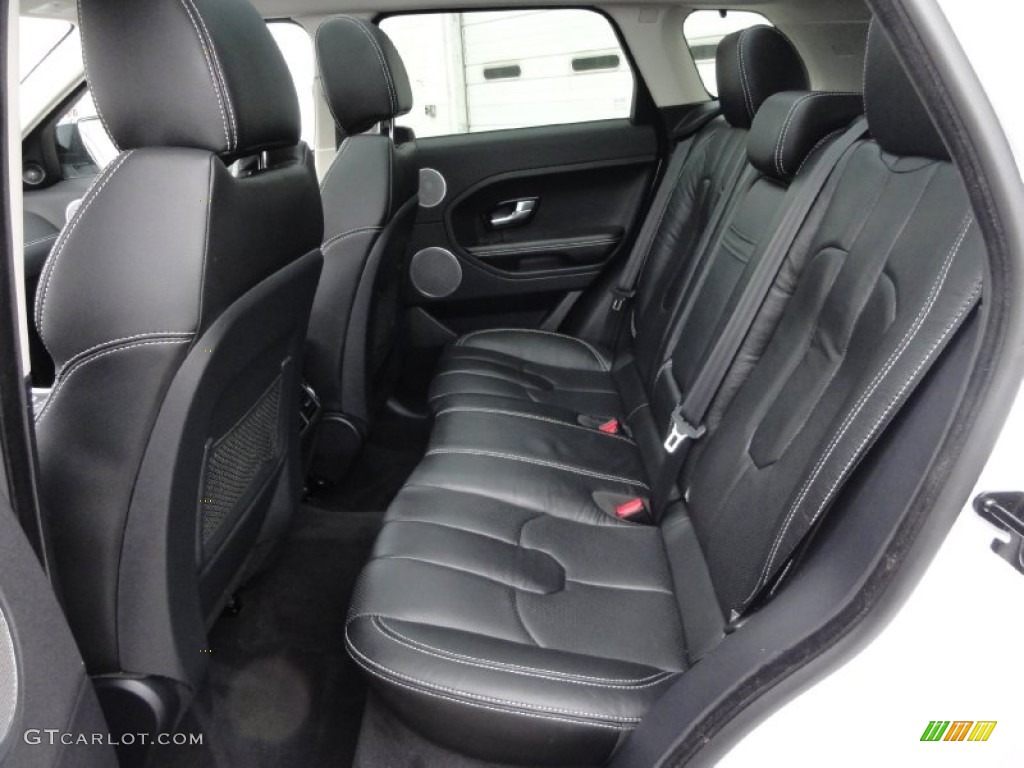 2012 Land Rover Range Rover Evoque Dynamic Rear Seat Photo #67810083