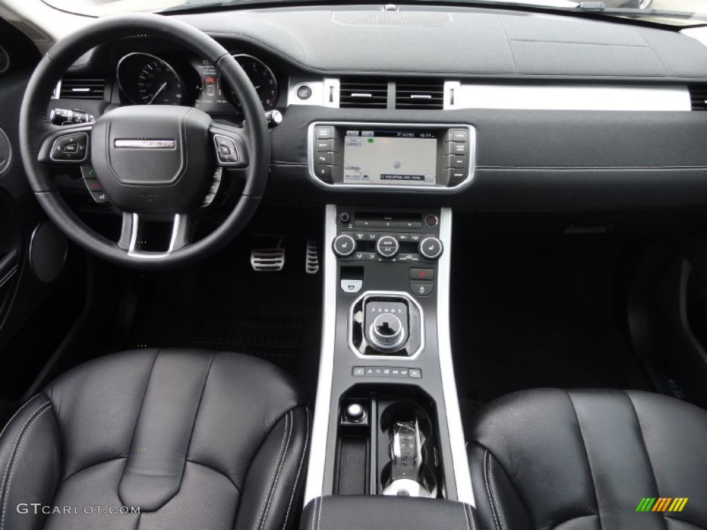 2012 Land Rover Range Rover Evoque Dynamic Dynamic Ebony/Cirrus Dashboard Photo #67810101