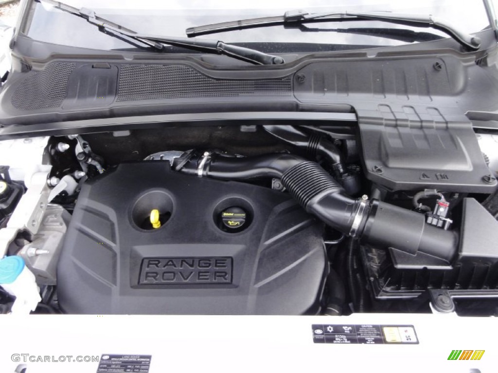 2012 Land Rover Range Rover Evoque Dynamic 2.0 Liter Turbocharged DOHC 16-Valve VVT Si4 4 Cylinder Engine Photo #67810152