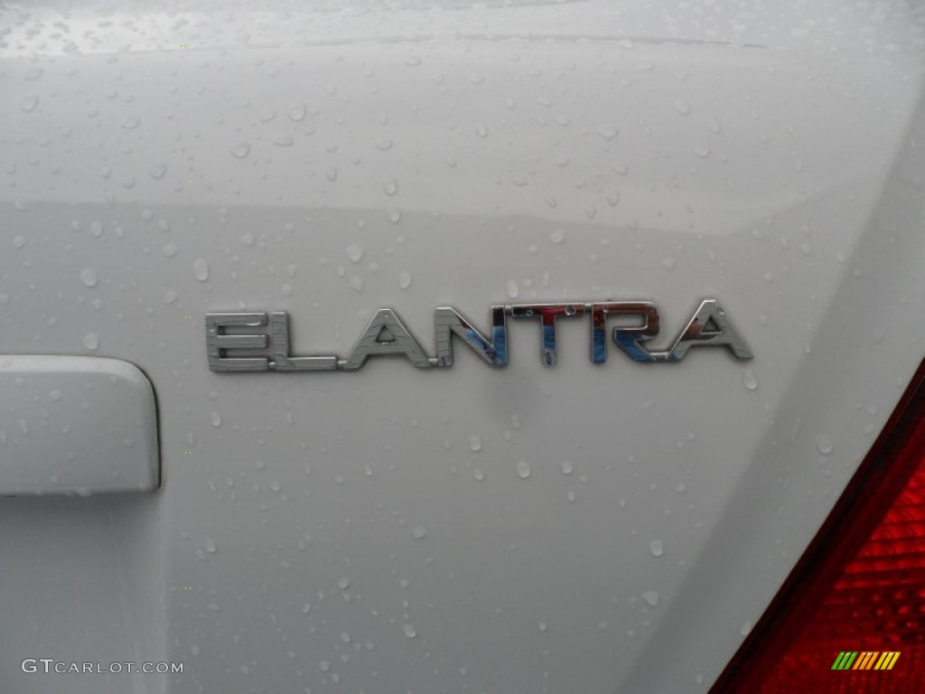2001 Elantra GLS - Noble White / Beige photo #17