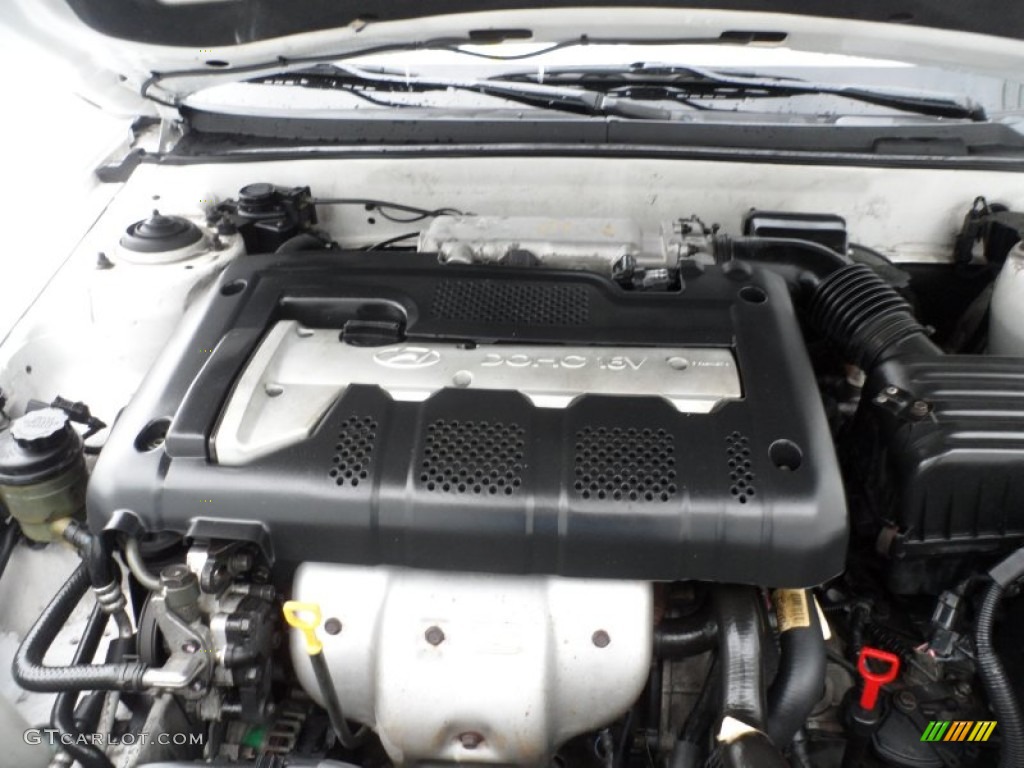 2001 Elantra GLS - Noble White / Beige photo #21