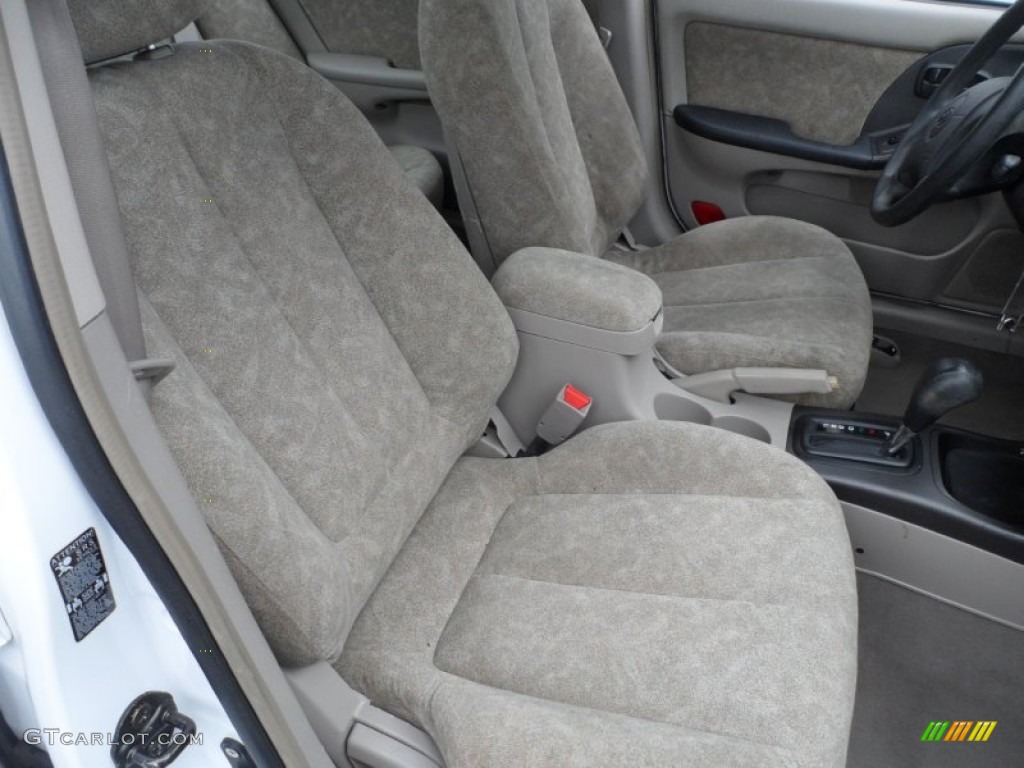 2001 Elantra GLS - Noble White / Beige photo #24