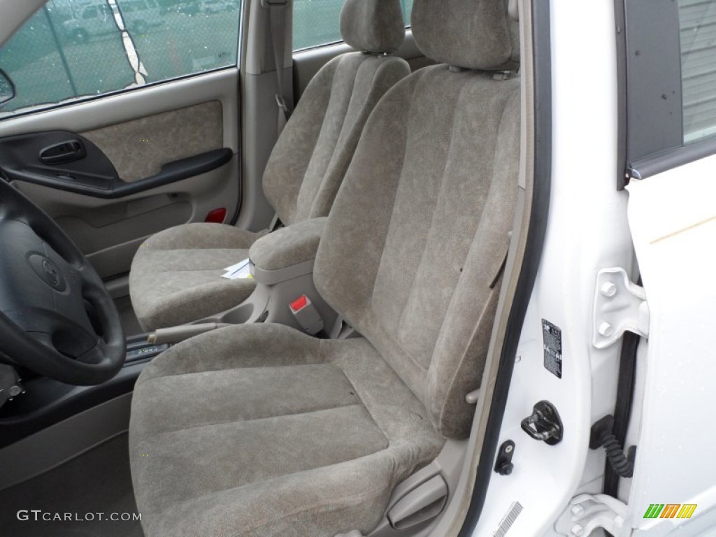 2001 Elantra GLS - Noble White / Beige photo #31