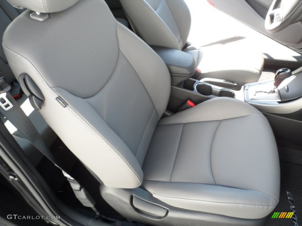 Gray Interior 2013 Hyundai Elantra Coupe SE Photo #67811295