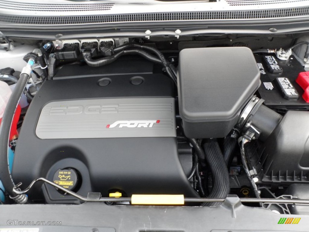 2013 Ford Edge Sport 3.7 Liter DOHC 24-Valve Ti-VCT V6 Engine Photo #67811556