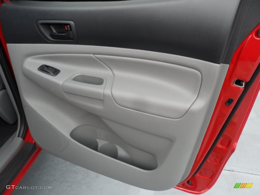 2012 Toyota Tacoma TX Pro Double Cab 4x4 Graphite Door Panel Photo #67811907