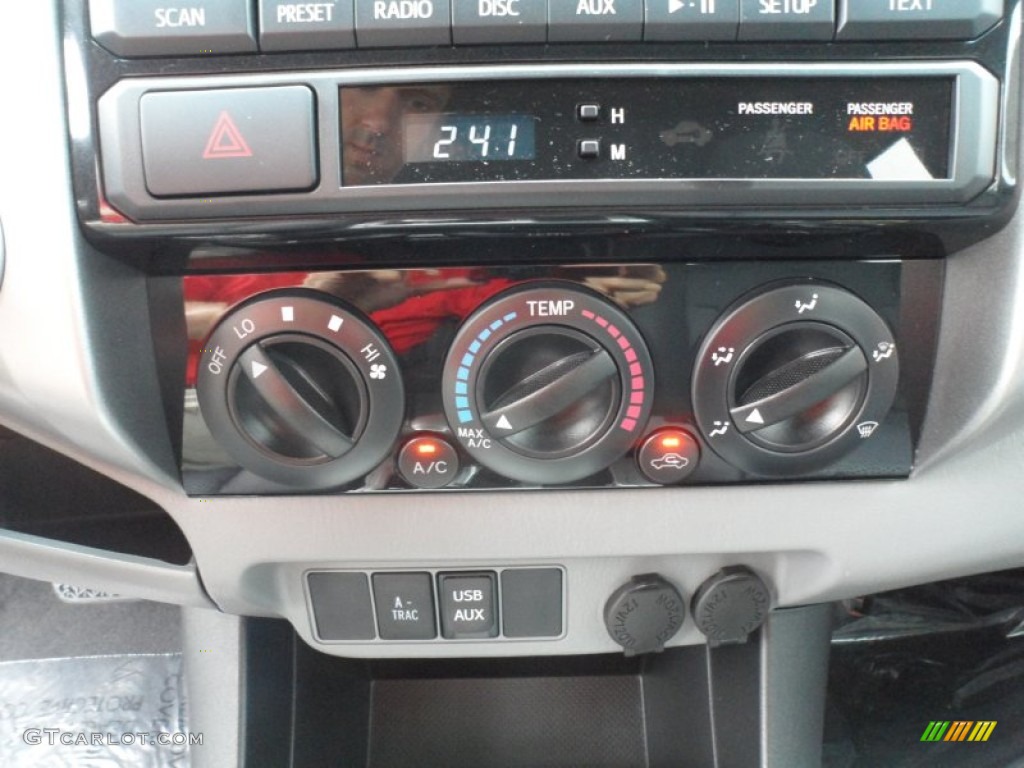 2012 Toyota Tacoma TX Pro Double Cab 4x4 Controls Photo #67812003