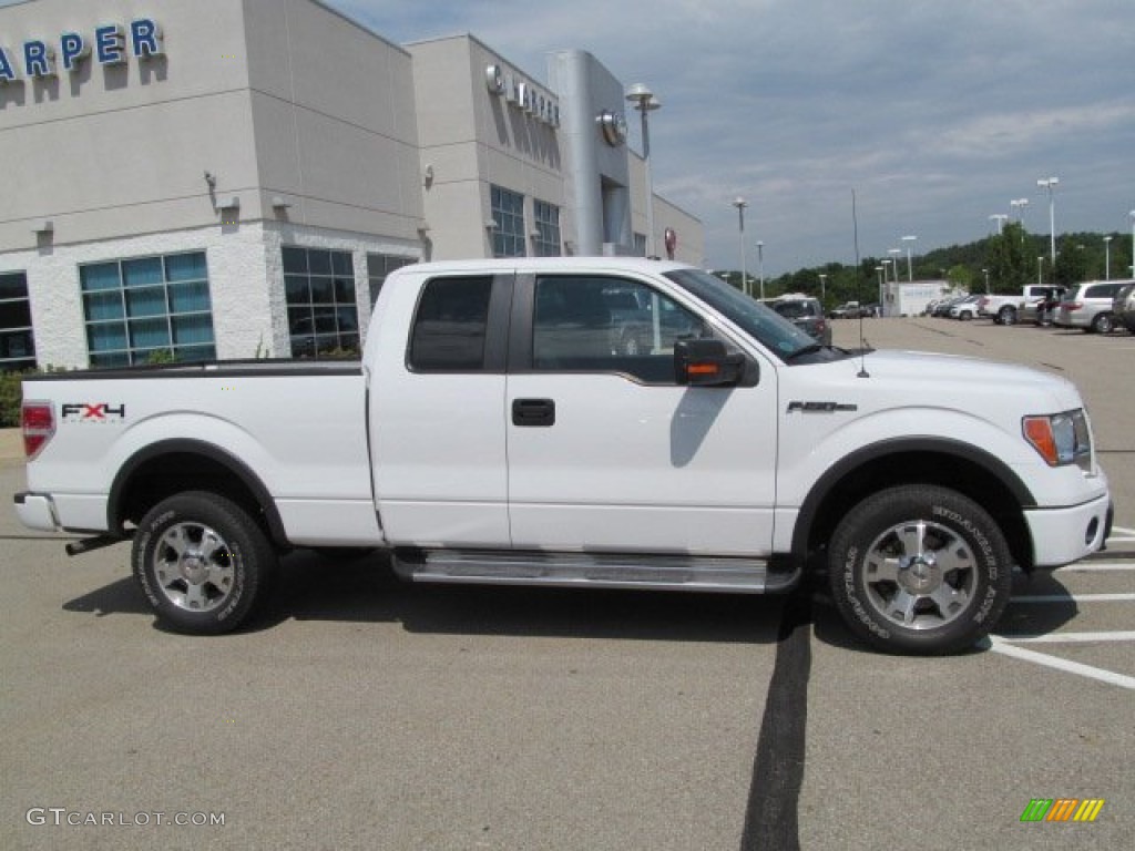 2010 F150 FX4 SuperCab 4x4 - Oxford White / Black photo #2