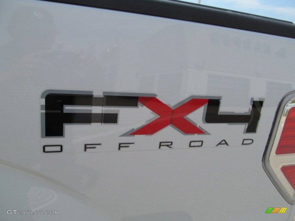 2010 F150 FX4 SuperCab 4x4 - Oxford White / Black photo #9