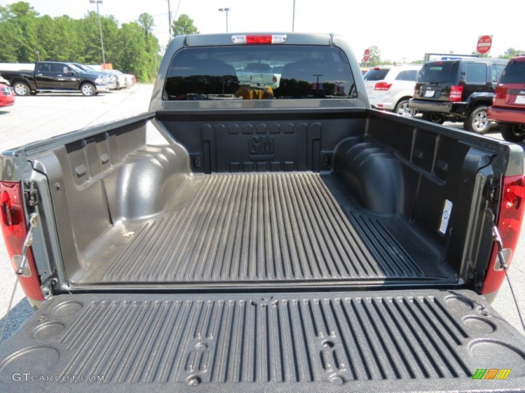2010 Canyon SLE Crew Cab - Gray Green Metallic / Ebony photo #13
