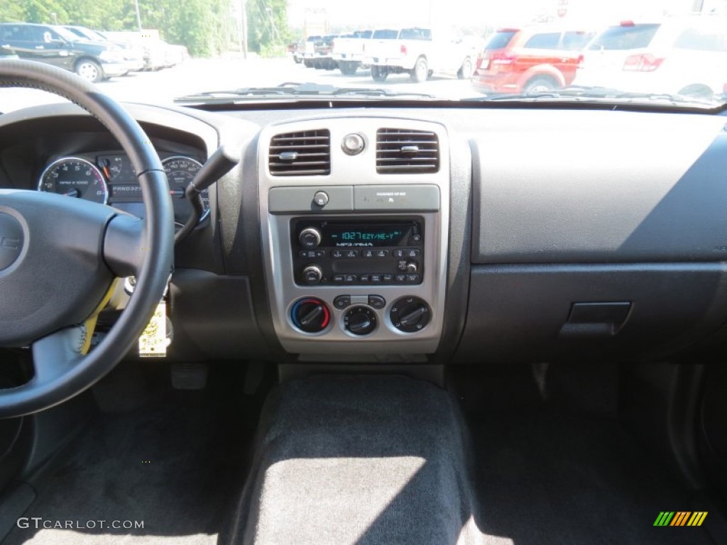 2010 Canyon SLE Crew Cab - Gray Green Metallic / Ebony photo #17