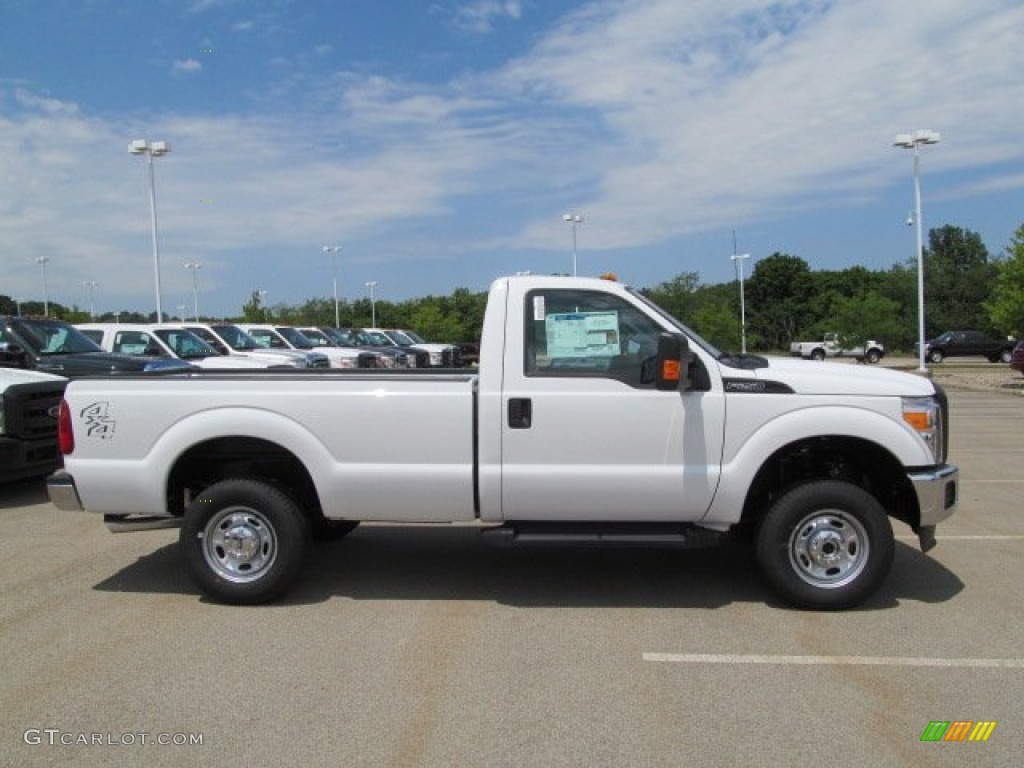 2012 F250 Super Duty XL Regular Cab 4x4 - Oxford White / Steel photo #2