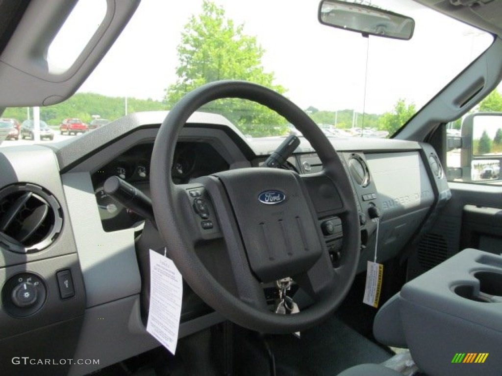 2012 F250 Super Duty XL Regular Cab 4x4 - Oxford White / Steel photo #19