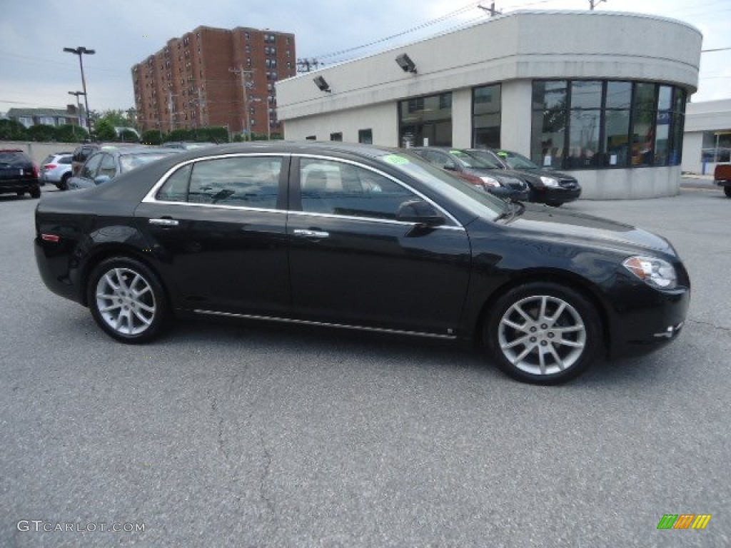 Black Granite Metallic 2009 Chevrolet Malibu LTZ Sedan Exterior Photo #67815846