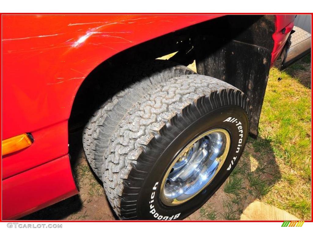 2000 Ram 3500 ST Regular Cab Dually - Flame Red / Mist Gray photo #12