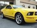 2006 Screaming Yellow Ford Mustang V6 Premium Coupe  photo #6