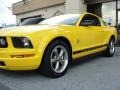 2006 Screaming Yellow Ford Mustang V6 Premium Coupe  photo #7