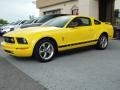 2006 Screaming Yellow Ford Mustang V6 Premium Coupe  photo #14
