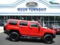 2007 Victory Red Hummer H3 X  photo #1