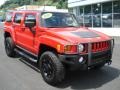 Victory Red 2007 Hummer H3 X Exterior