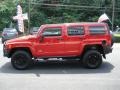 2007 Victory Red Hummer H3 X  photo #5