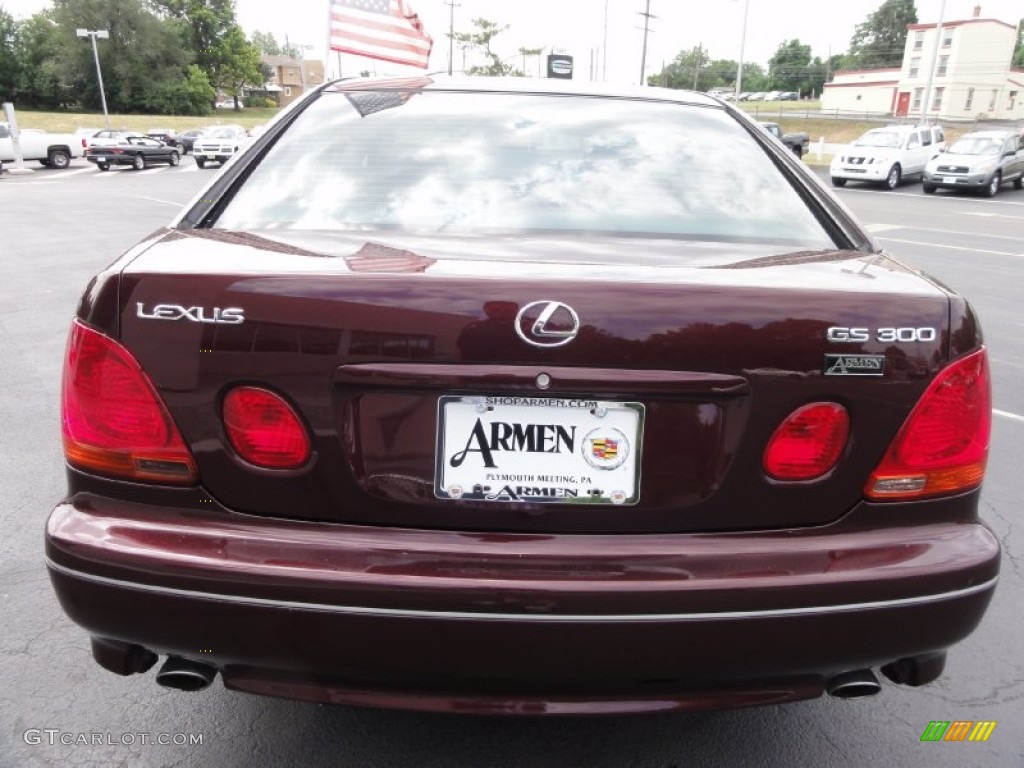 2002 GS 300 - Black Cherry Pearl / Ivory photo #10