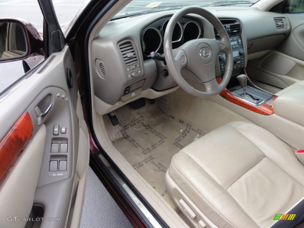 2002 GS 300 - Black Cherry Pearl / Ivory photo #14