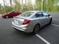 2012 Alabaster Silver Metallic Honda Civic Si Sedan  photo #7