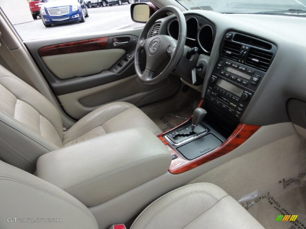 2002 GS 300 - Black Cherry Pearl / Ivory photo #20
