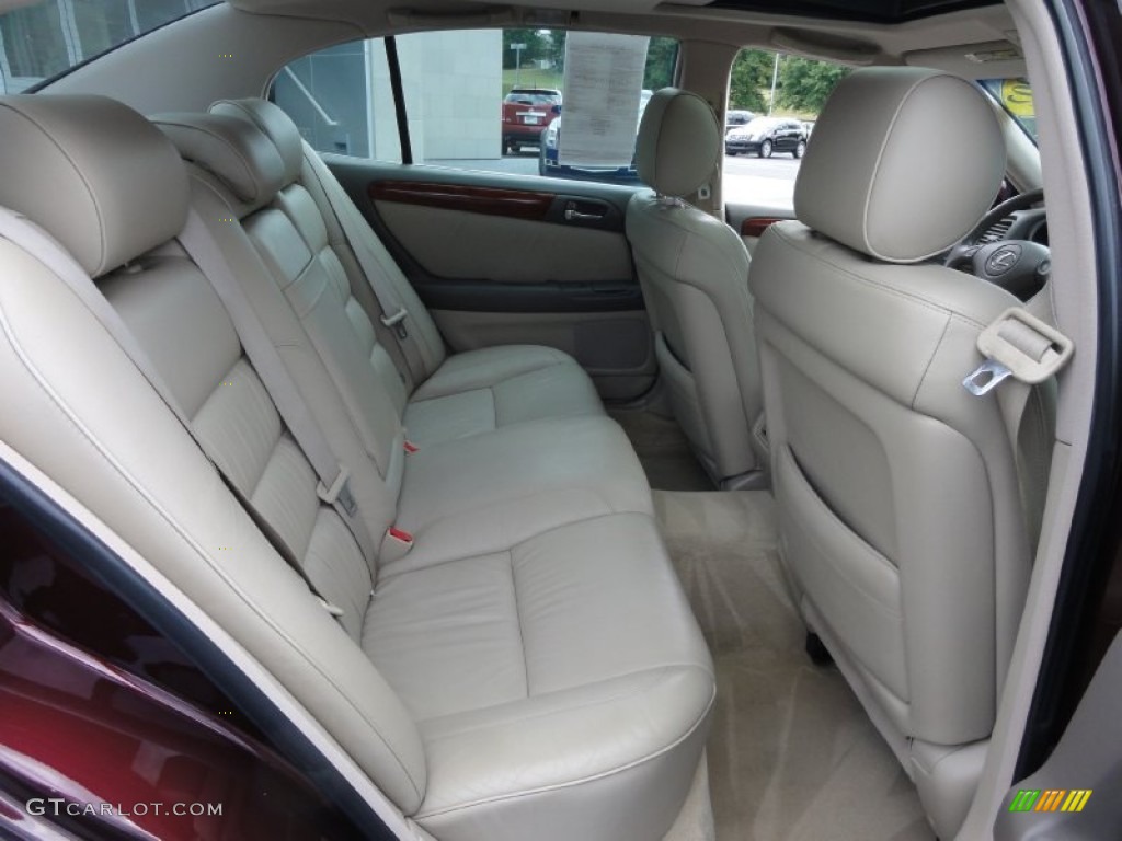2002 GS 300 - Black Cherry Pearl / Ivory photo #24