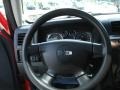 Ebony Black 2007 Hummer H3 X Steering Wheel