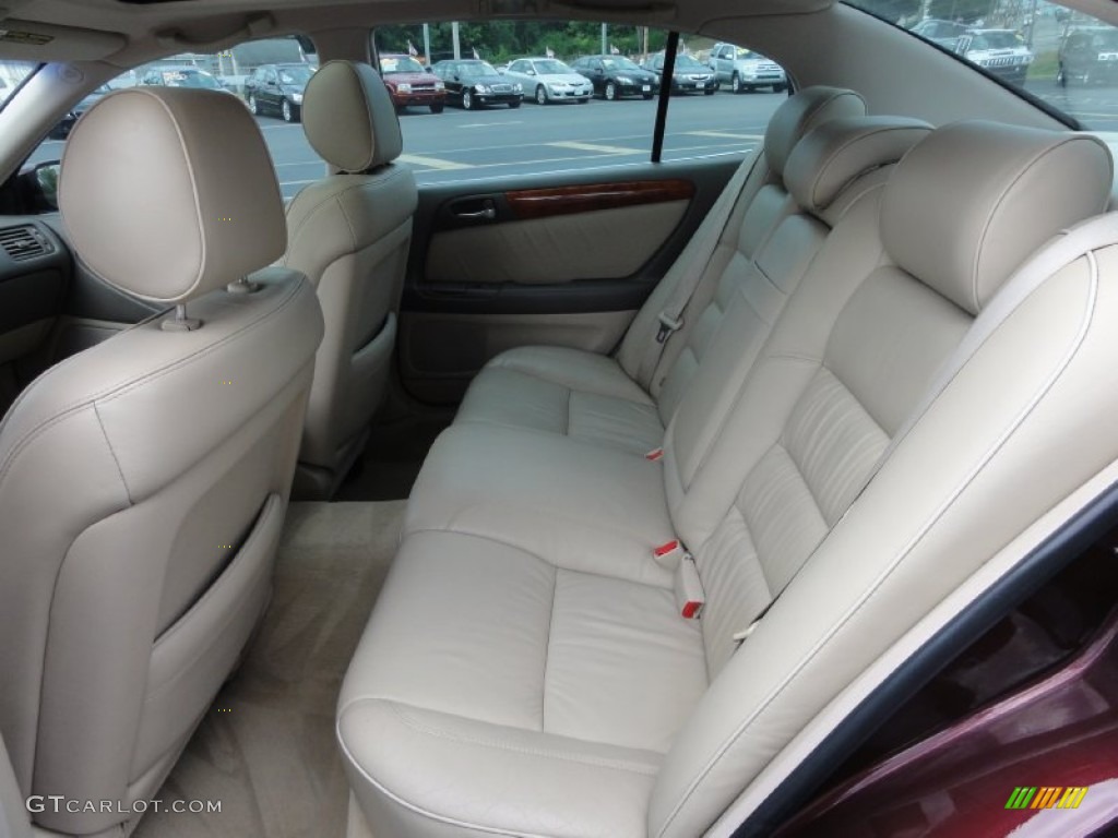 2002 GS 300 - Black Cherry Pearl / Ivory photo #26