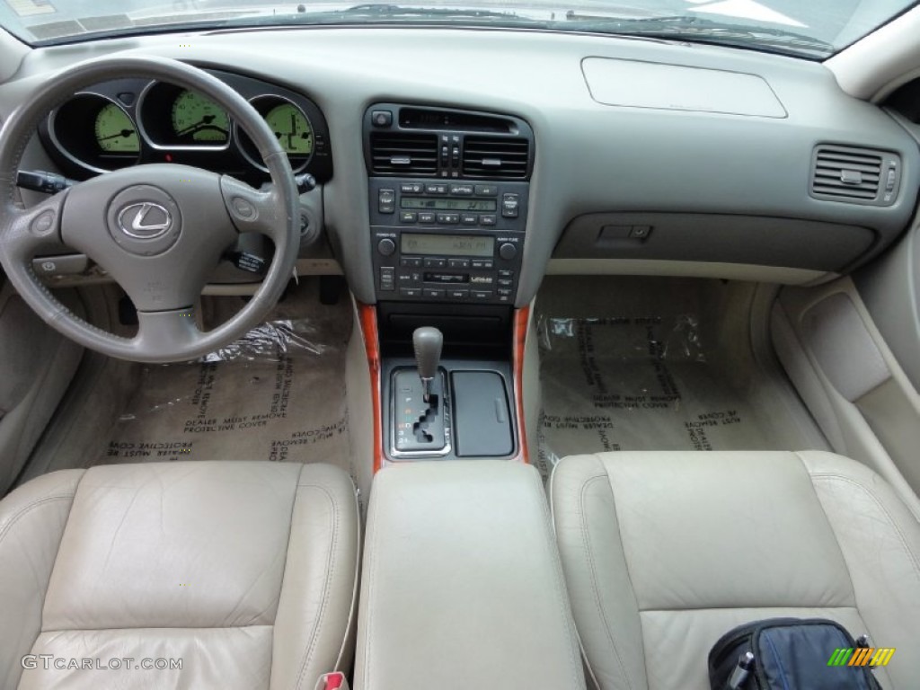 2002 GS 300 - Black Cherry Pearl / Ivory photo #28