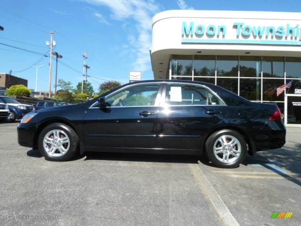 2006 Accord EX-L Sedan - Nighthawk Black Pearl / Ivory photo #2