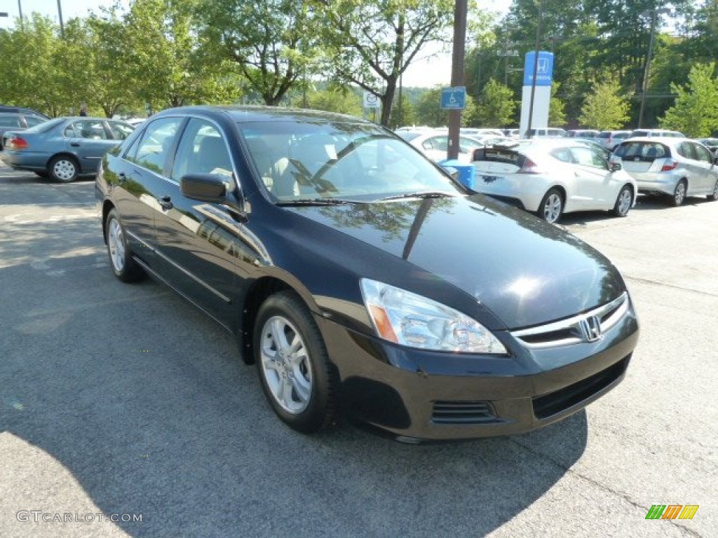 2006 Accord EX-L Sedan - Nighthawk Black Pearl / Ivory photo #7