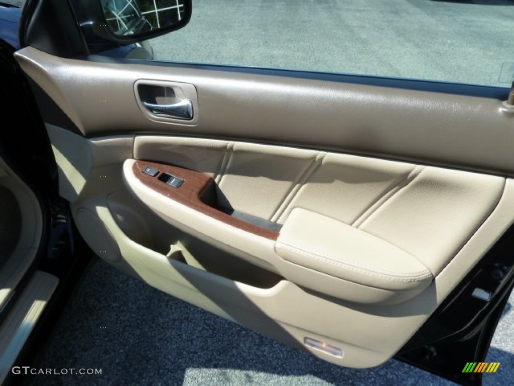 2006 Accord EX-L Sedan - Nighthawk Black Pearl / Ivory photo #12