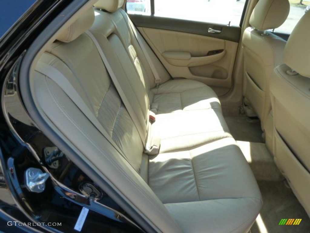 2006 Accord EX-L Sedan - Nighthawk Black Pearl / Ivory photo #13